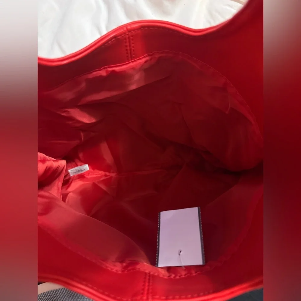 Kylie Cosmetics Vibrant Red Hobo Bag